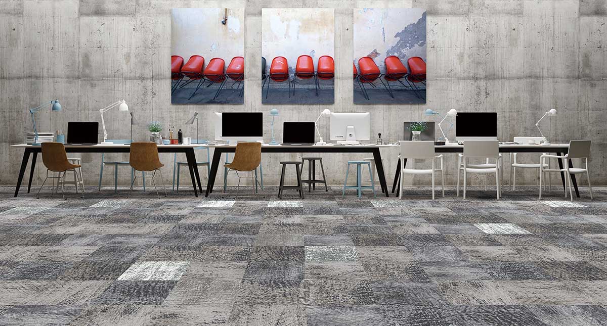 PVC方块地毯,办公方块地毯,办公室方块地毯