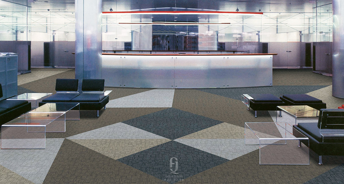 办公方块地毯,丙纶地毯,pvc地毯